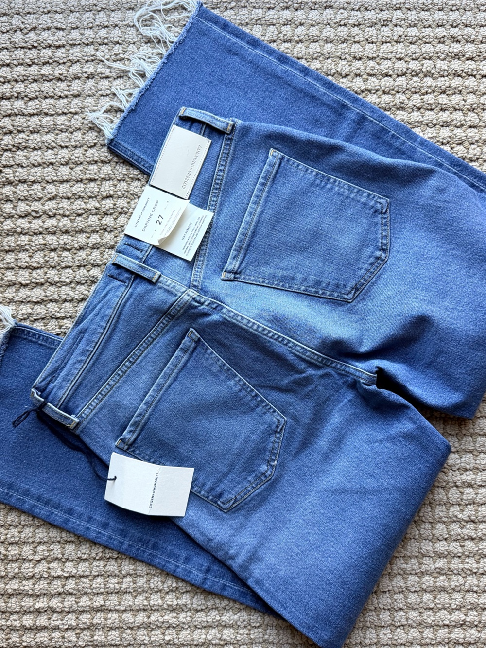 Citizens of Humanity Daphne Crop Jeans - Medium Blue - Picture 10 of 10